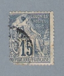 Stamps : Europe : France :  Colonias  Francesas (repetido)