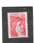 Stamps France -  Sabine de Gandon