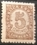 Stamps : Europe : Spain :  CIFRAS