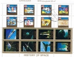 Stamps : Asia : United_Arab_Emirates :  Historia del Espacio