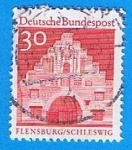 Stamps Germany -  Flenburg  ( Schleswig )