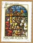 Sellos de Europa - Hungra -  Vidrieras religiosas