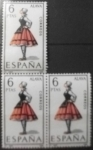 Stamps : Europe : Spain :  Trajes típicos españoles