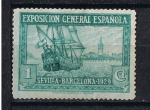 Sellos de Europa - Espaa -  Edifil  434  Pro Exposiciones de Sevilla y Barcelona.  