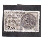 Stamps France -  Bicentenario Independencia americana