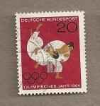 Stamps Germany -  Juegos Olímpicos 1964