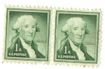 Sellos de America - Estados Unidos -  George Washington