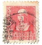 Stamps : Europe : Spain :  Isabel la católica