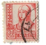 Stamps Spain -  Isabel la Católica