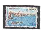 Sellos de Europa - Francia -  Biarriz- Costa Vasca