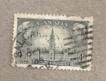Stamps Canada -  Edificio del parlamento en Otawa