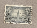 Sellos de America - Canad -  Edificio del parlamento en Otawa