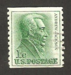 Stamps United States -  andrew jackson, presidente de USA