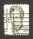 Stamps United States -  thomas h. gallauder, doctorado en derecho 