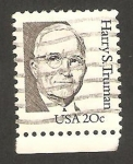 Sellos de America - Estados Unidos -  1514 - Harry S. Truman