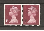 Stamps United Kingdom -  Elisabeth II./ Banda de fosforo a izquierda.