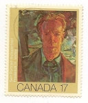 Stamps Canada -  Canadian Art (Autorretrato)