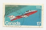 Stamps : America : Canada :  Aeroplanes (Canadiar  CL-41 Tutor)