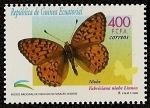 Stamps Equatorial Guinea -  Mariposas - Niobe  - museo ciencias naturales - Madrid