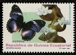 Sellos de Africa - Guinea Ecuatorial -  Mariposas de Africa - Hypolimnas
