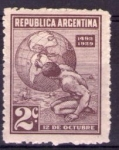 Sellos de America - Argentina -  Día de la Raza -  12 de Octubre
