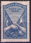 Stamps Argentina -  Visita del Pte. de Brasil Dr Vargas