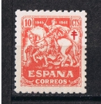 Stamps Spain -  Edifil  993  Pro Tuberculosis.  