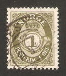 Stamps Norway -  trompeta postal