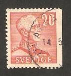 Stamps Sweden -  rey gustavo V