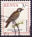 Sellos de Africa - Kenya -  Pajaro