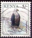Sellos de Africa - Kenya -  Aguila