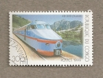 Stamps : Africa : Republic_of_the_Congo :  Locomotora ER-200 (Rusia)