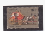 Sellos de Oceania - Australia -  Pioneer transport