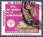 Stamps : America : El_Salvador :  EL SALVADOR Día mundial alimentación 10