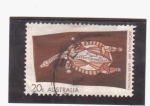 Stamps : Oceania : Australia :  Arte aborigen