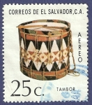 Sellos del Mundo : America : El_Salvador : EL SALVADOR Tambor 25 aéreo