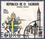 Stamps El Salvador -  EL SALVADOR Visita Juan Pablo II 25