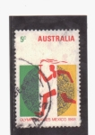 Sellos de Oceania - Australia -  Mexico 68