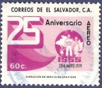 Stamps America - El Salvador -  EL SALVADOR ISSS 60 aéreo