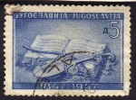Stamps Yugoslavia -  Violin y libro