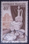 Stamps : Europe : France :  Porcelaine et cristaux