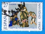 Stamps : Europe : Spain :  nº 3227  Navidad 1992  ( Nacimiento )