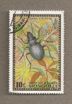 Stamps Mongolia -  Calosoma fischeri