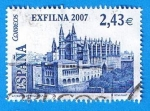 Sellos del Mundo : Europa : Espa�a : nº 4321  EXFILNA´2007 ( Catedral de Palma de Mayorca (Reservado))