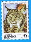 Sellos de Europa - Espa�a -  3529  Fauna en peligro de extincion ( Lince Iberico )