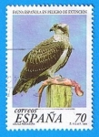Stamps Spain -  3615  Aguila Pescadora