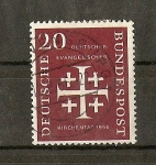 Stamps Germany -  Dia de la Iglesia Evangelista