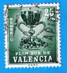Stamps Spain -  5  El santo Grial