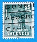 Stamps Spain -  6 Castillo de San Vicente Ferret
