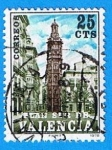 Stamps : Europe : Spain :  9  Torre de Santa Catalina